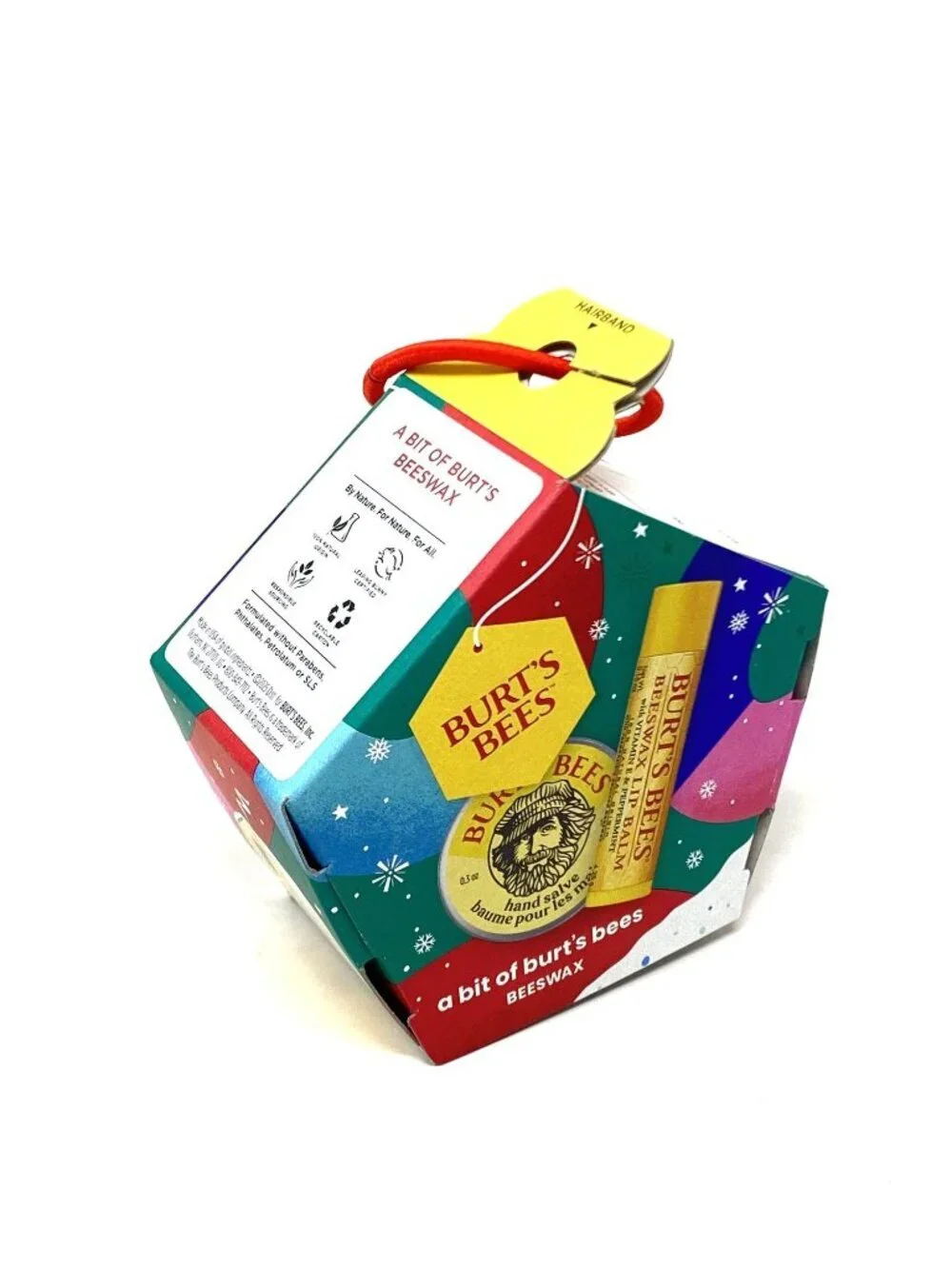 Burt's Bees Holiday Stocking Stuffer Bit of Burt's Lip Balm Hand Salve